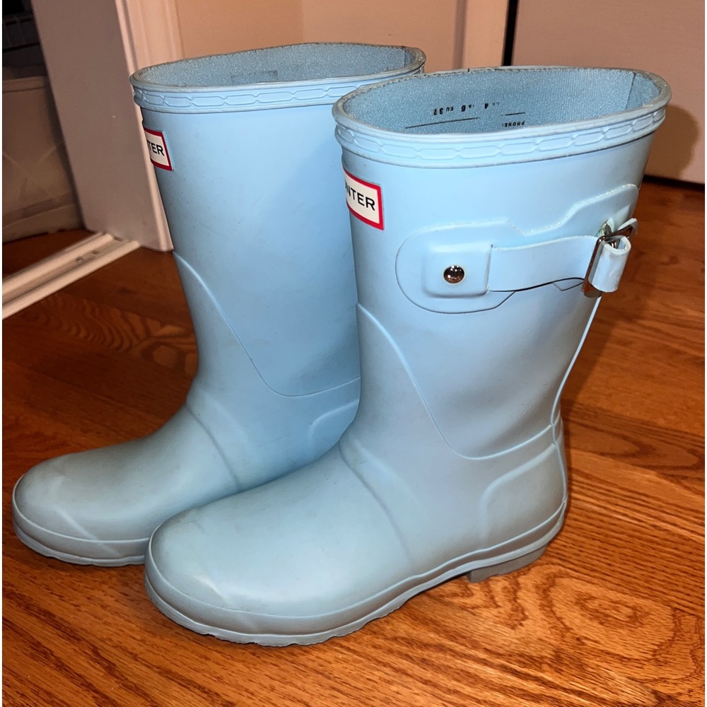 HUNTER Rain Boots Baby Blue